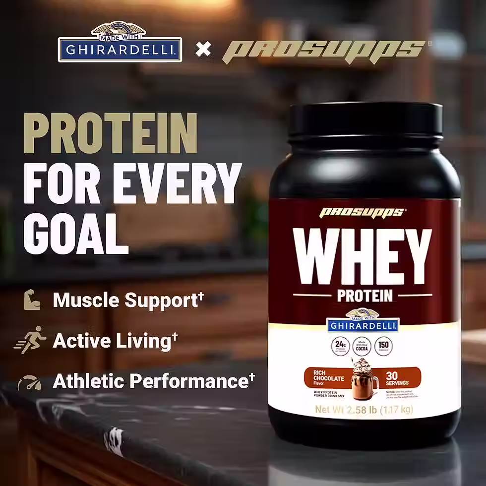 Thumbnail: ProSupps Ghirardelli Whey Protein Powder Drink Mix, 2.58 lbs.