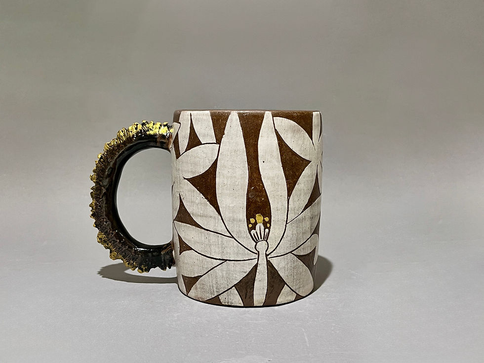Thumbnail: Mug with Peony Design