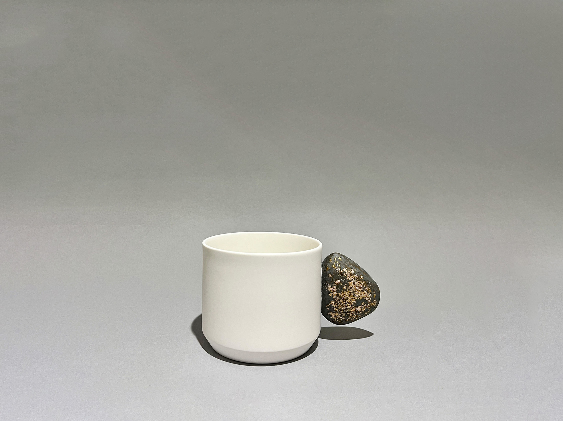 Mug with Stone Handle