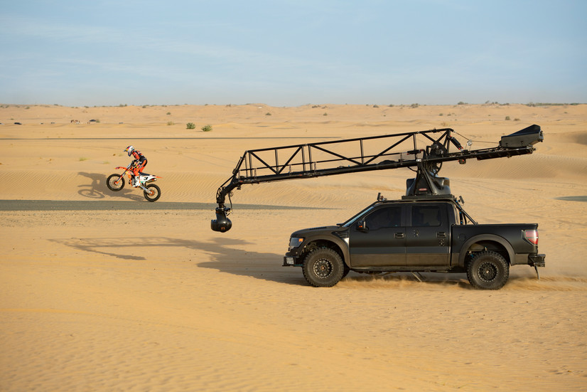 Behind the scenes with the Ultimate Arm filming Sam Sunderland in the desert