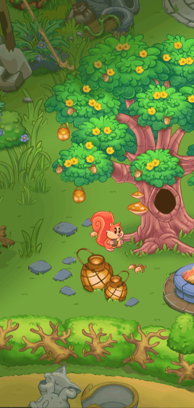 Squirrel animation