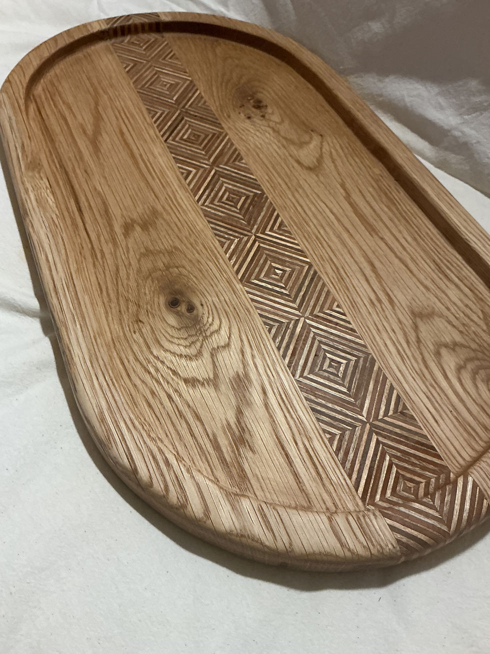 Thumbnail: Large Oak Serving Tray