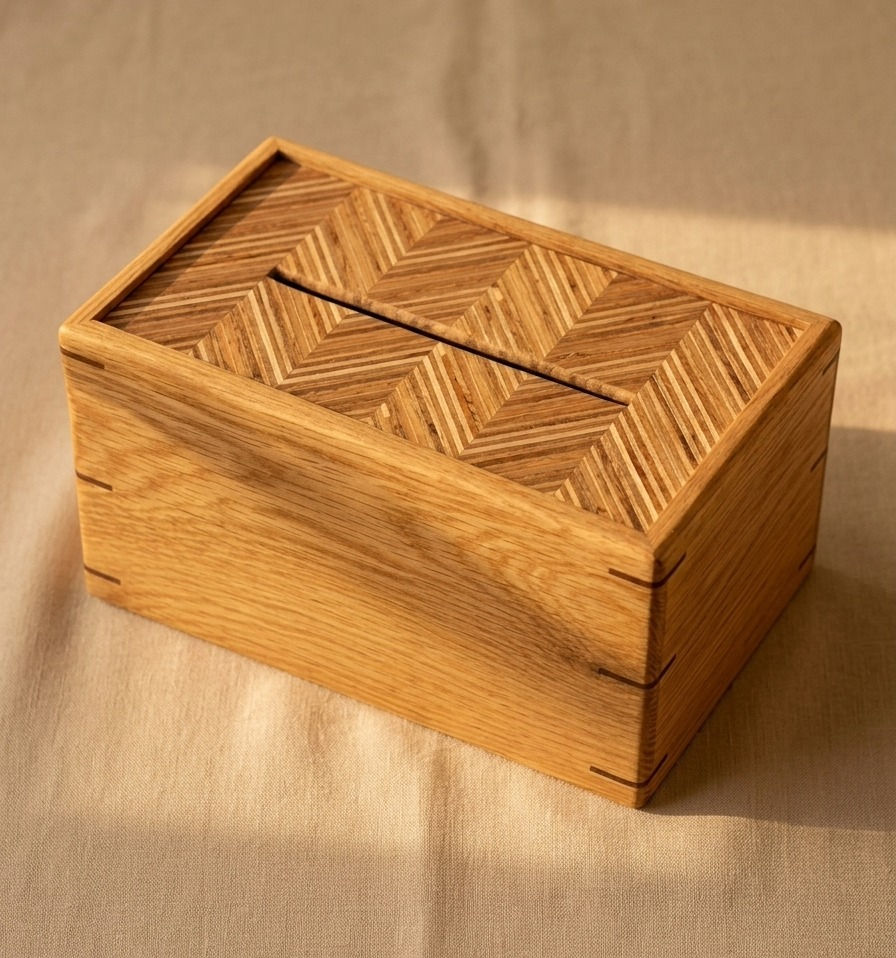 Oak Tissue box