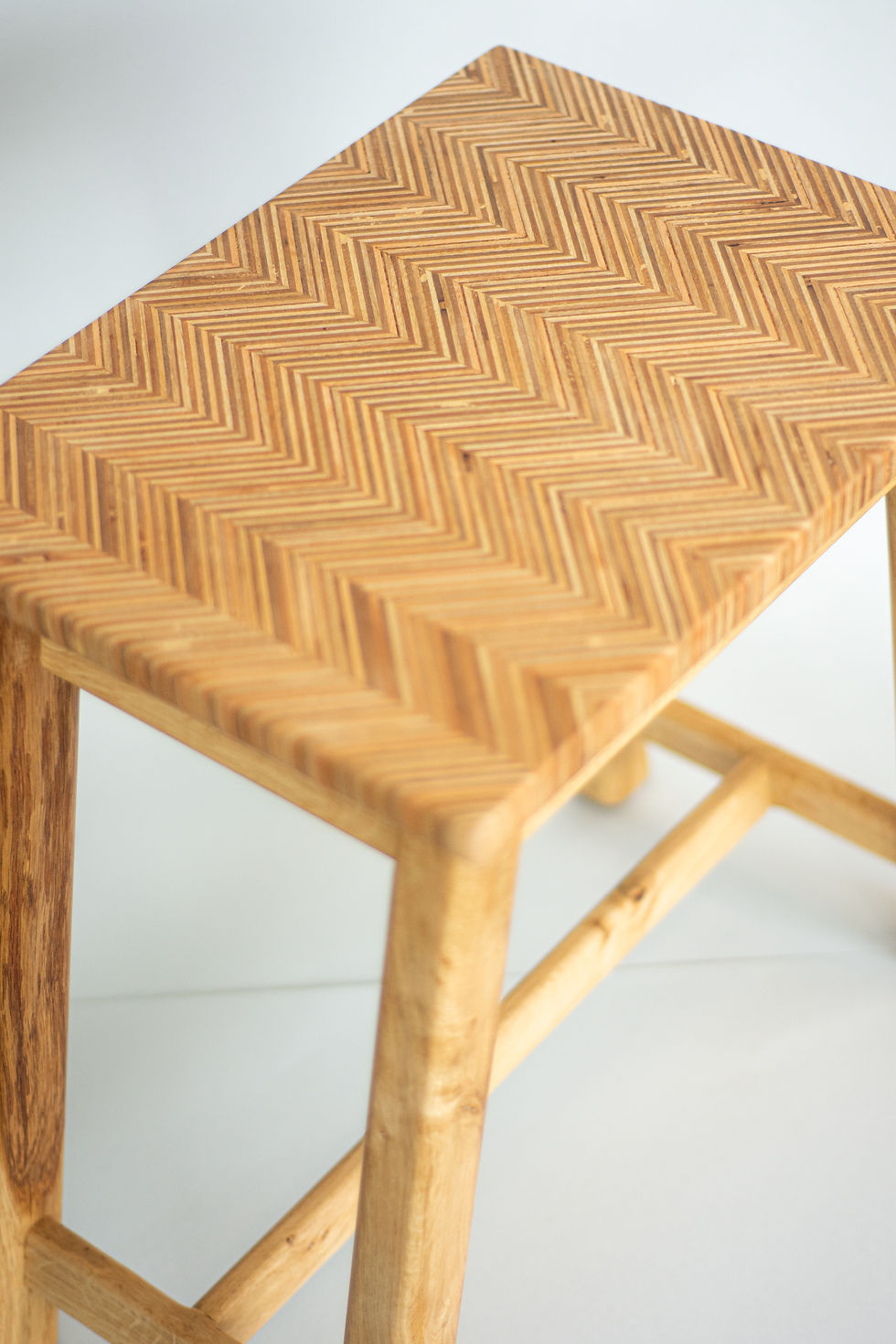 Thumbnail: Round edges American Oak Stool