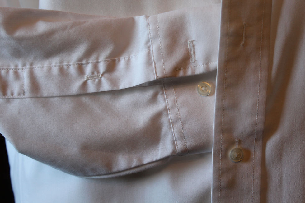 Thumbnail: Bill Blass Men's White Dress Shirt