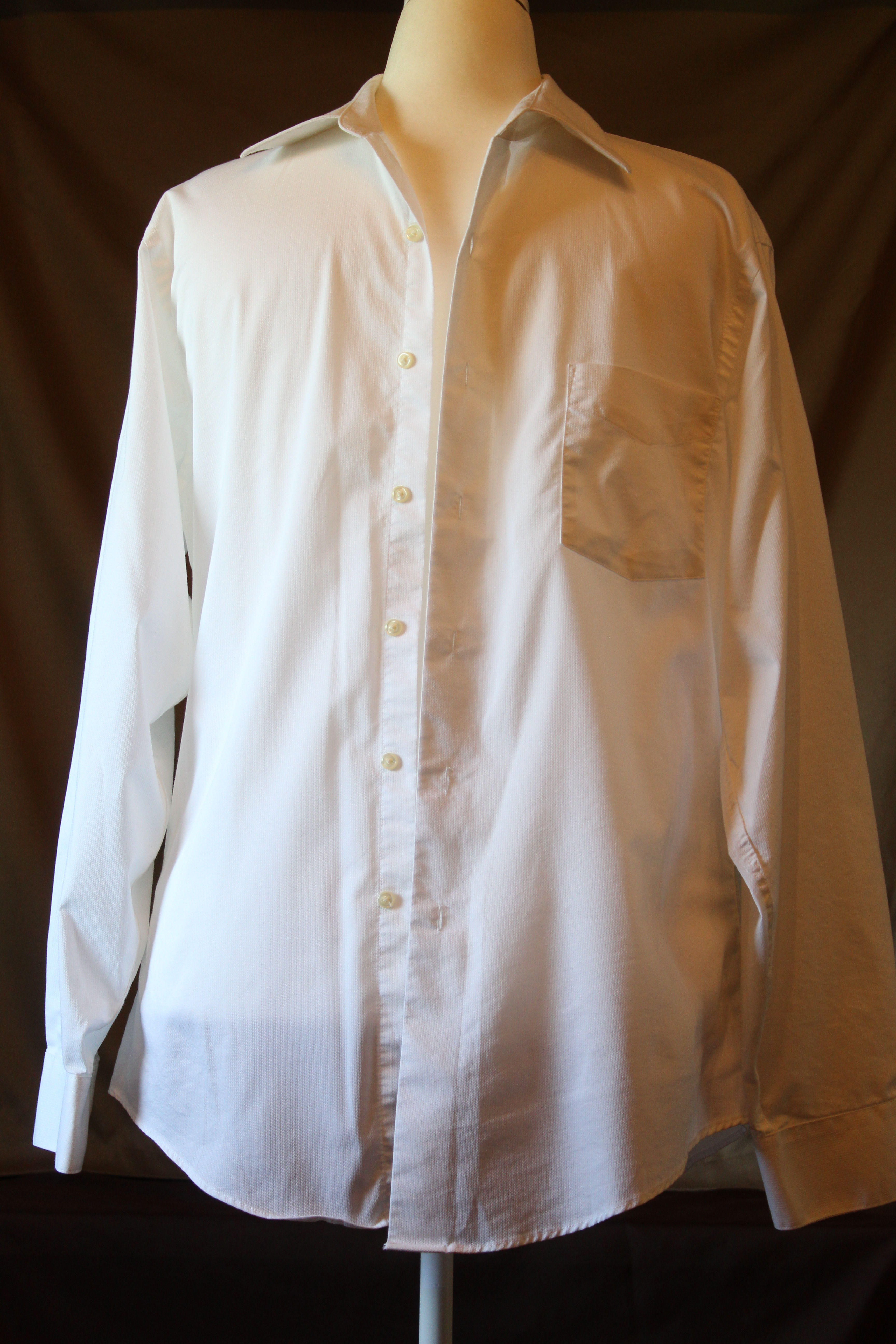Arrow USA 1851 Fitted Wrinkle Free White Shirt