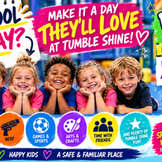 No School Friday? Make It a Day They’ll LOVE at Tumble Shine!