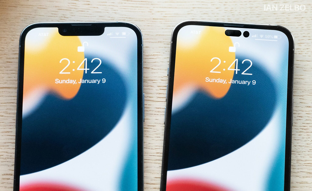 A possible first look at what this year's iPhone 14 could look like
