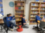 Students engaged in reading