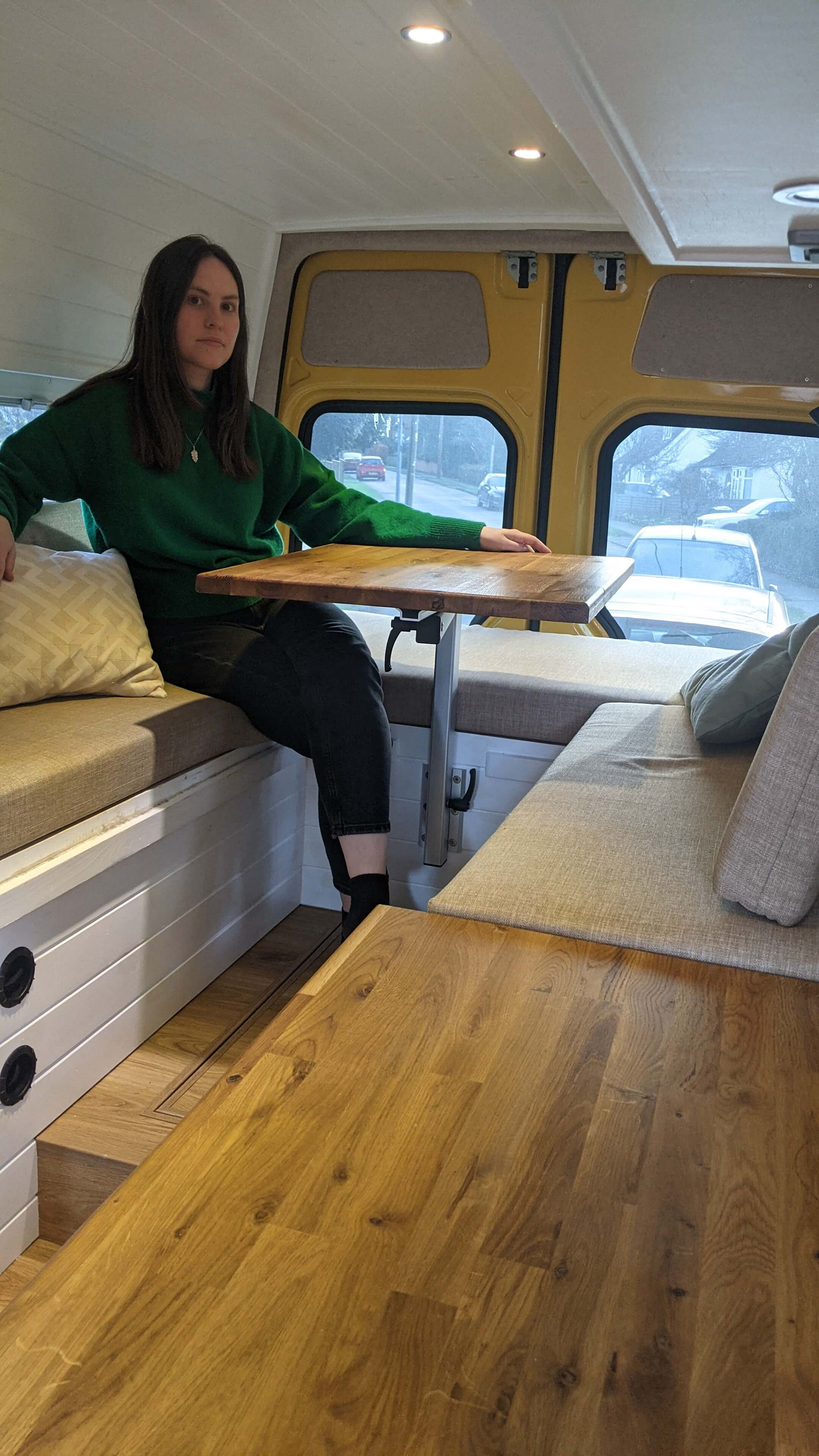 Raised Bench Camper Conversion