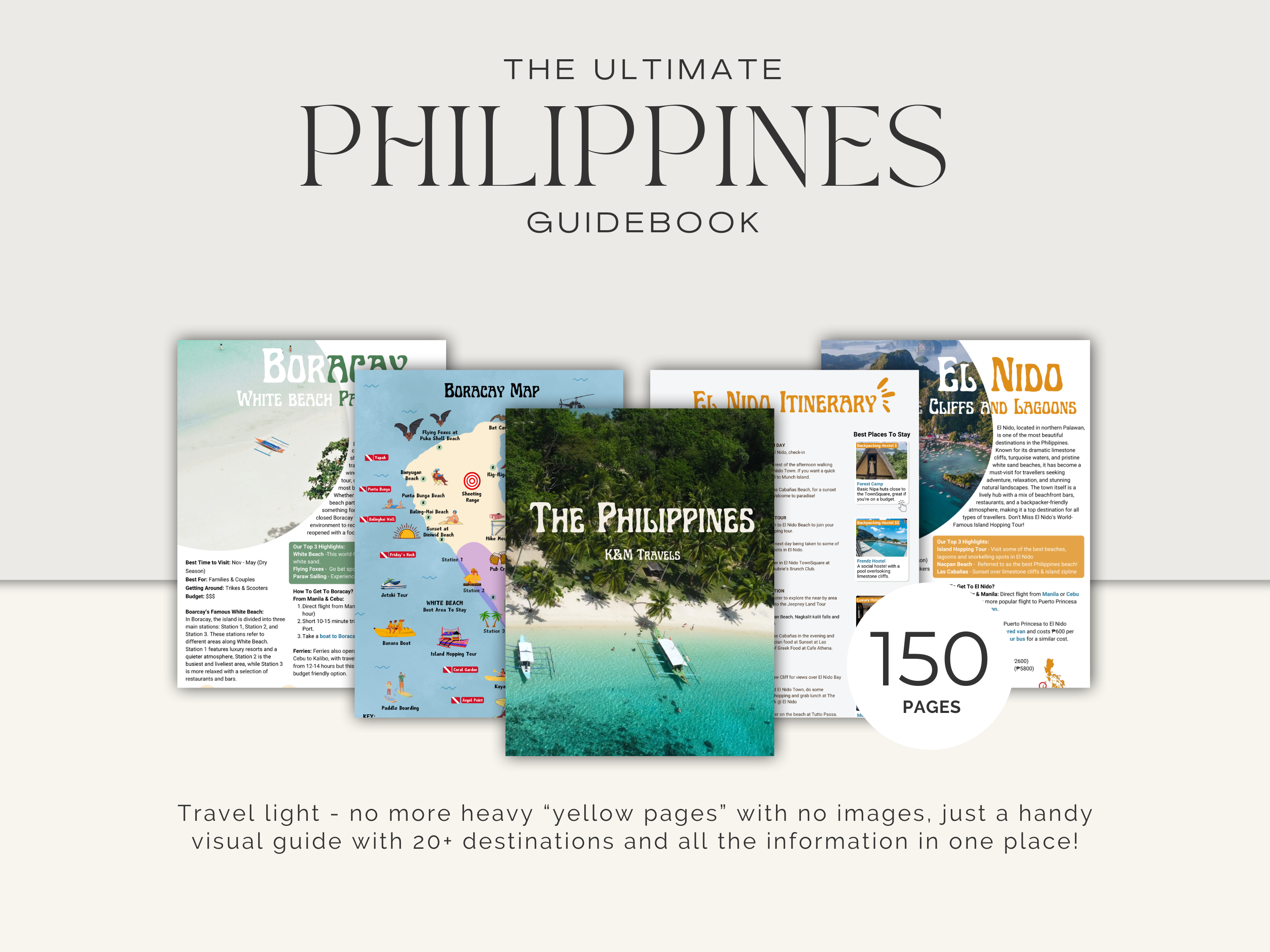 Philippines Travel Guide (Digital Download): Itineraries, 20+ Destinations, Island Maps and More