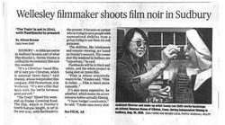 Wellesley Filmmaker shoots film noir in Sudbury, MA