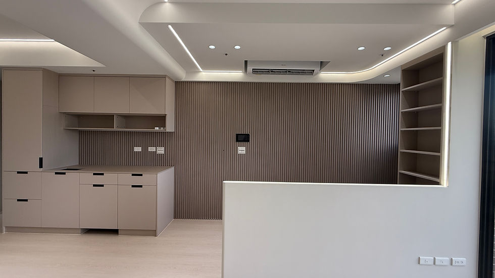 詫寂風系統櫃案例 侘寂風、彰化系統櫃、全屋設計、收納、動線、長輩住宅、實木基材