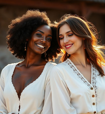 a black lady white lady and mexican lady