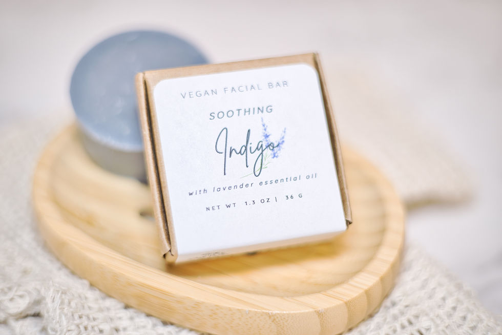 Thumbnail: INDIGO + LAVENDER FACIAL BAR