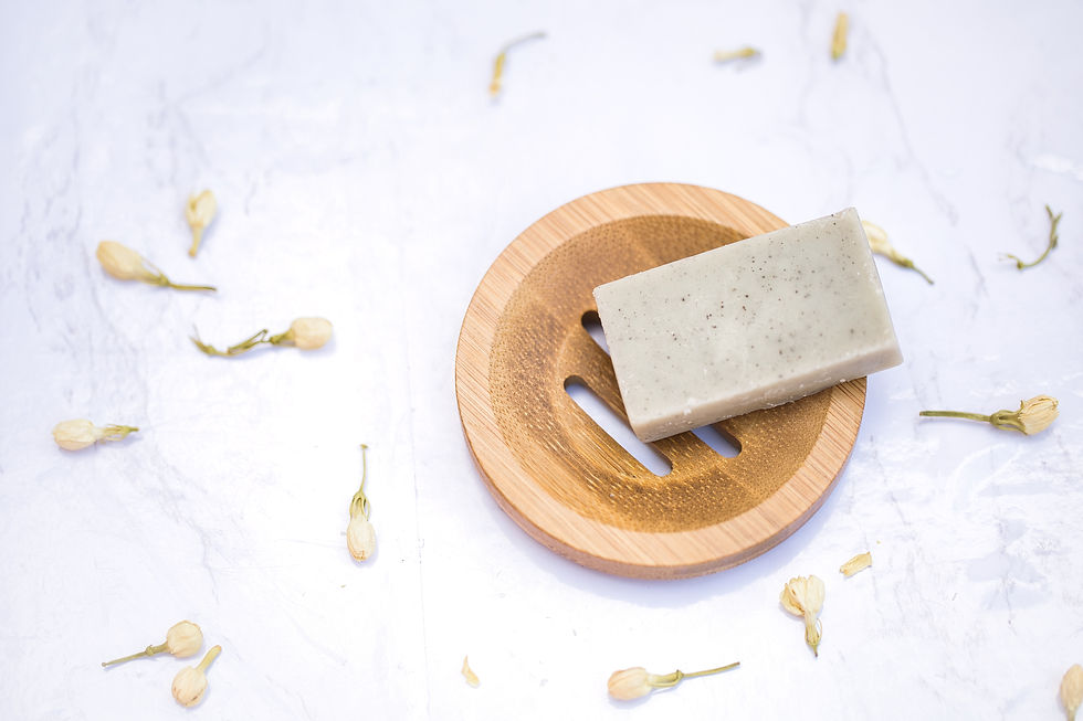 Thumbnail: MINI BAMBOO SOAP DISH - ROUND