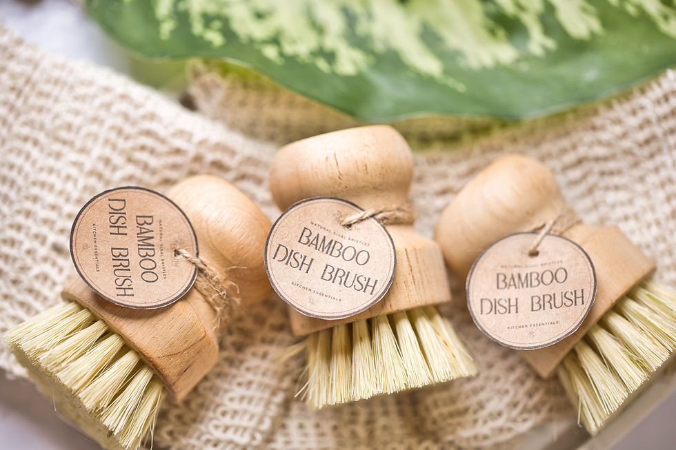 Thumbnail: NATURAL BAMBOO DISH BRUSH