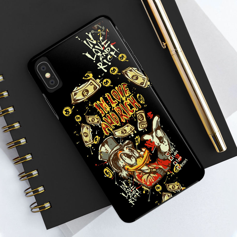 Thumbnail: In Love and Rich Tough Phone Case
