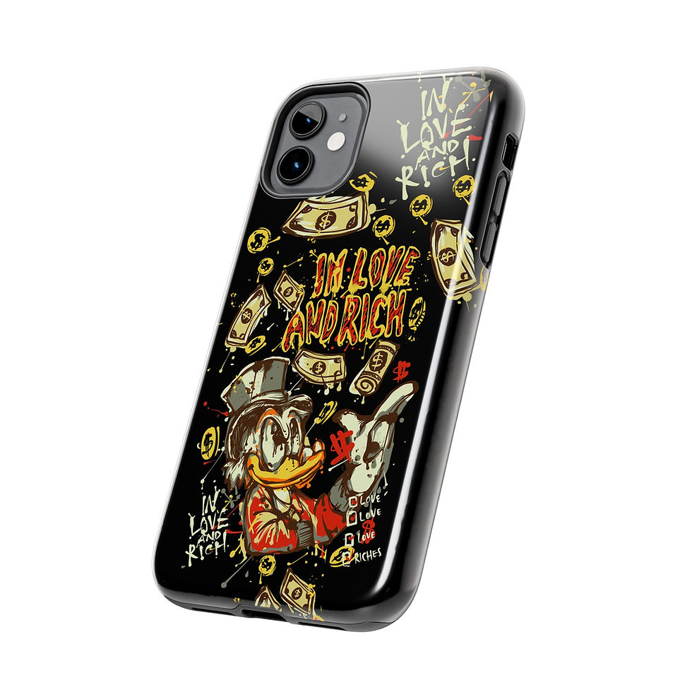 Thumbnail: In Love and Rich Tough Phone Case