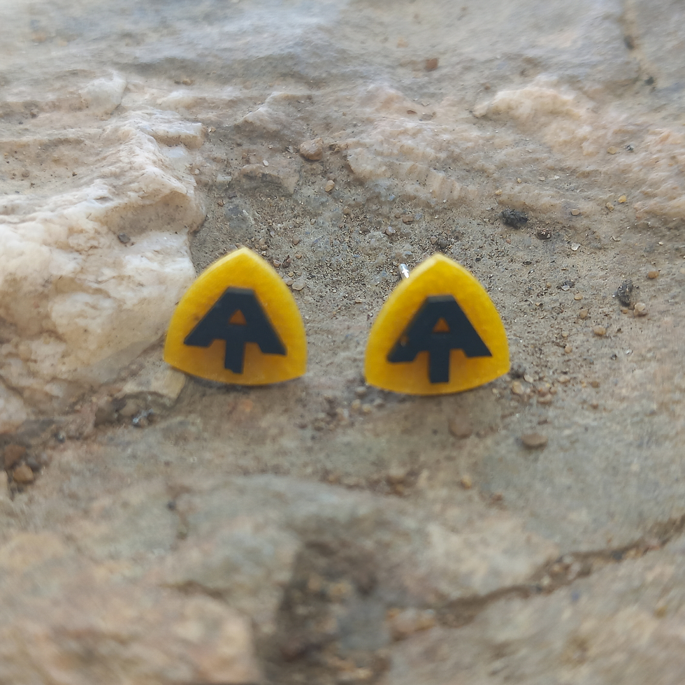 Thumbnail: Appalchian Trial Hang Tag stud earrings wholesale 25 pack