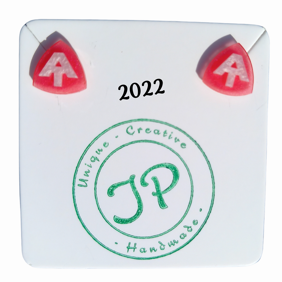 Thumbnail: Appalachian Trail Hang Tag stud resin earring 2022