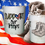 Thumbnail: Mug with "SUPPORT our troops" text, American flag background, military boots.
