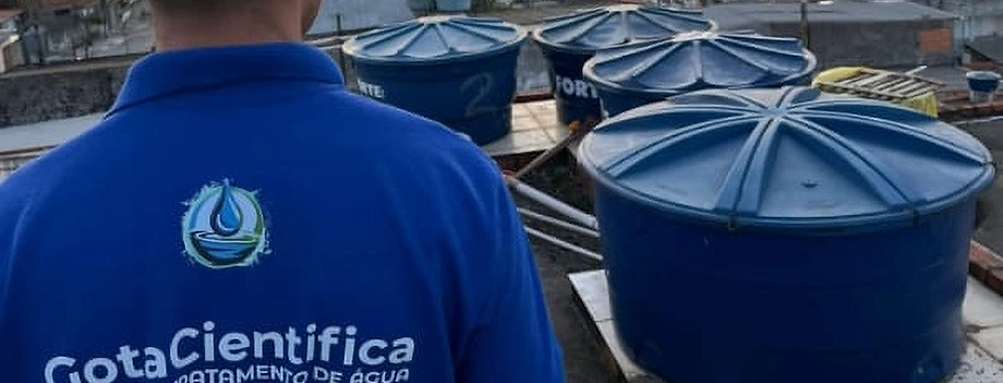 Higienização de caixas d'agua