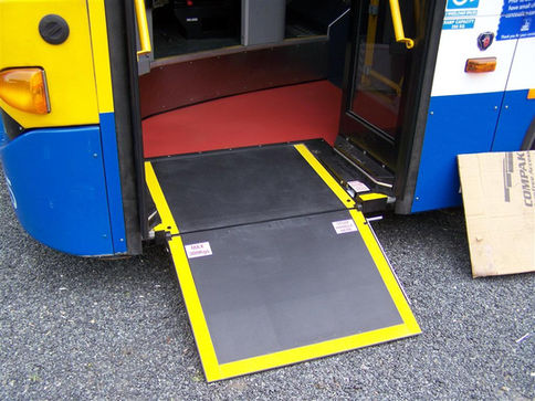 Wheelchair access ramp installation