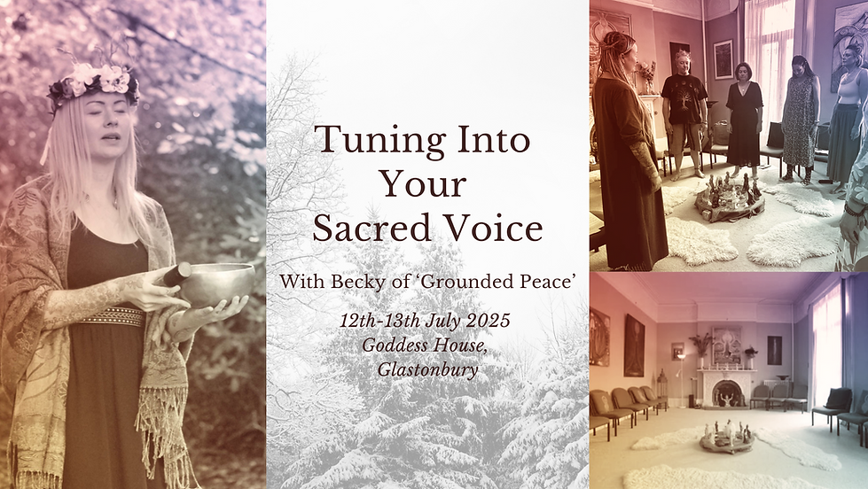 Tuning Into Your Sacred Voice
