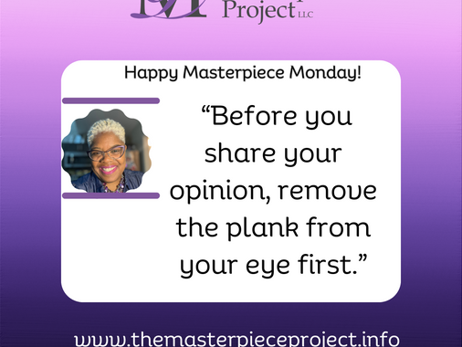 Have you removed the plank from your eye first?