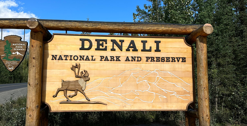 Denali National Park Sign