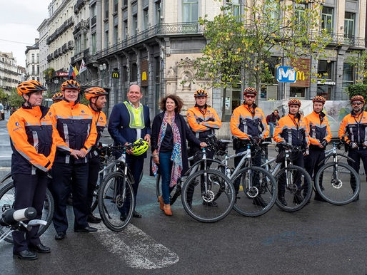 Fietsbrigade Brussel Hoofdstad-Elsene greep 85.000 keer in in 2019