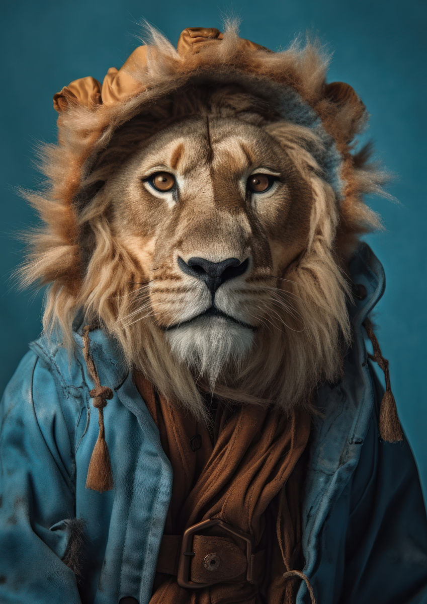 Hipster Lion
