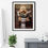 Thumbnail: Cockapoo Dog on the Toilet Reading Magazine Funny Bathroom Wall Art