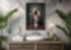 Thumbnail: Funny Weimaraner Dog on the Toilet Reading Newspaper