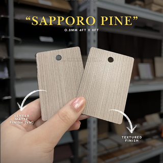 Sapporo Pine HPL High Pressure Laminate in Veneer Matte Finish and Textured Finish