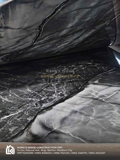 "Thunder Black Marble 2.0" UV Marble Board Supplier Metro Manila Malabon City