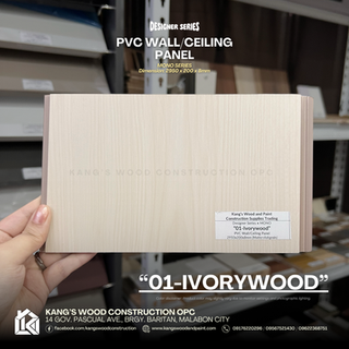 01-Ivorywood PVC Ceiling Panel