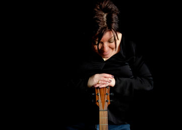 Shooting photo studio guitare découverte clichés