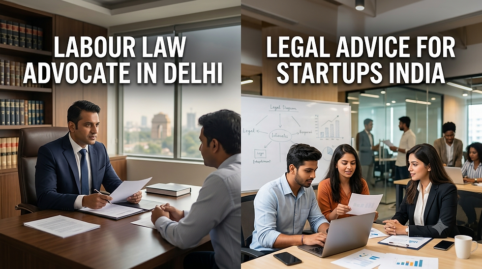 labour law advocate in delhi, legal advice for startups india