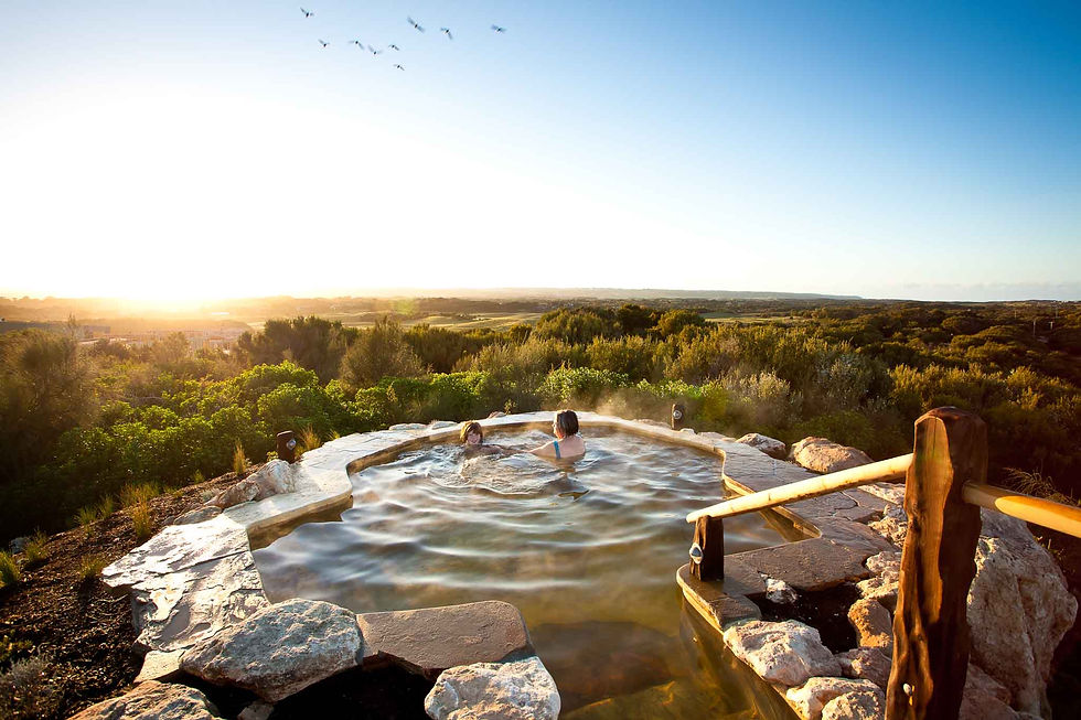 Thumbnail: Eco Lodge Retreat for Two at Peninsula Hot Springs
