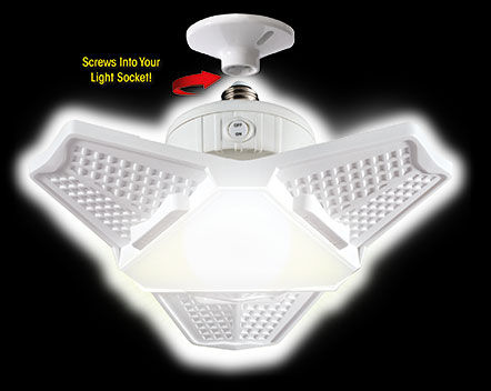 Beyond Bright Lightwave LED Garage Light - Image courtesy: beyondbrightlightwave.com