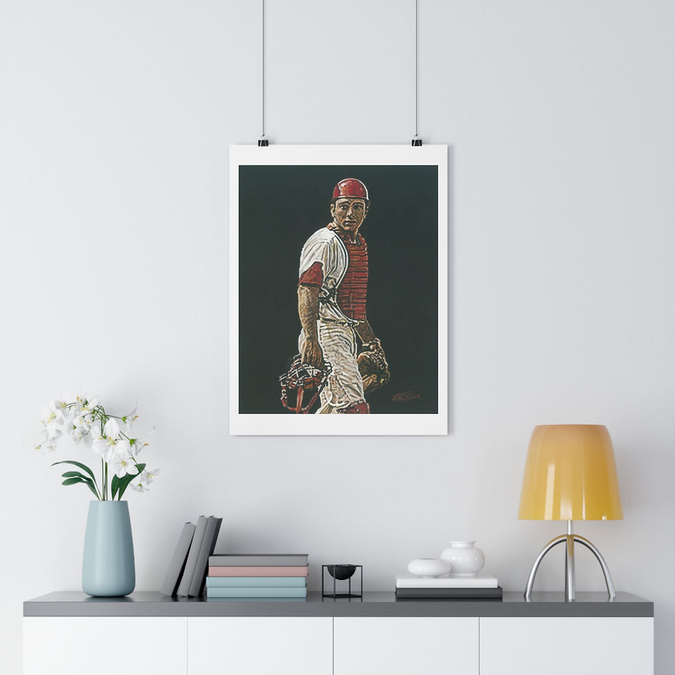 Thumbnail: Johnny Bench "Exemplar" Giclee Art Print
