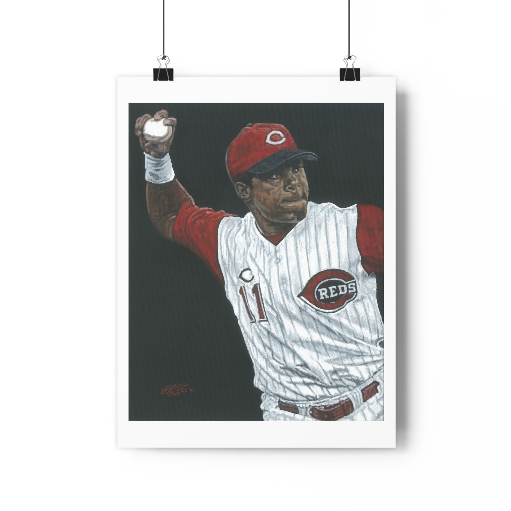 Barry Larkin - "Poise" Giclee Art Print