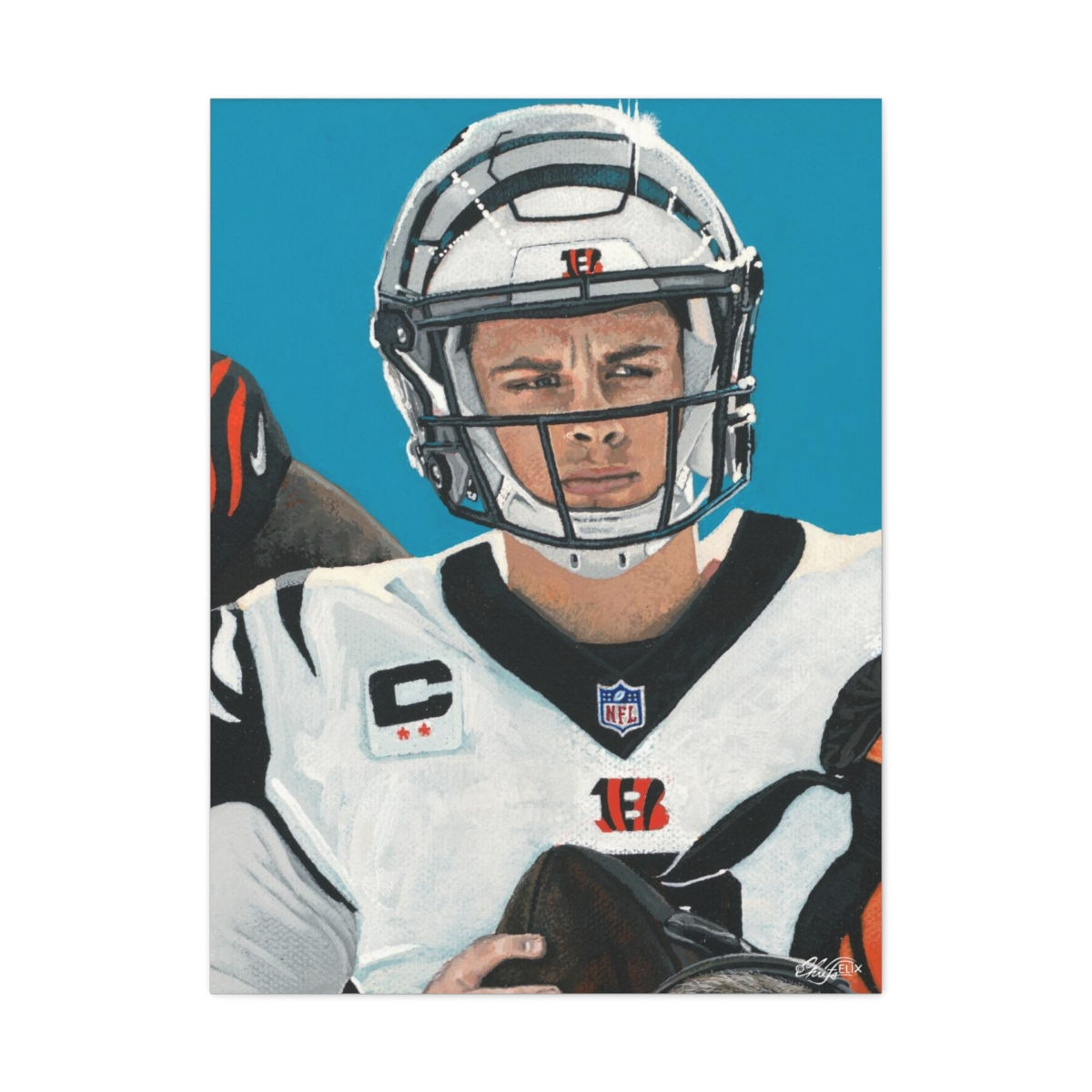 Canvas Joe Burrow 2022