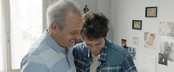 Mohamed Dhrif e Zakaria Ben Ayyed em cena do filme tunisiano Meu Querido Filho (2018) | Foto: Divulgação (Pandora Filmes)