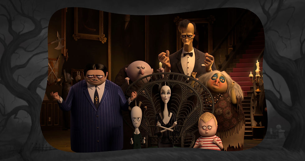 Cena do filme de animação A Família Addams (The Addams Family, 2019) | Foto: Divulgação (Universal Pictures)