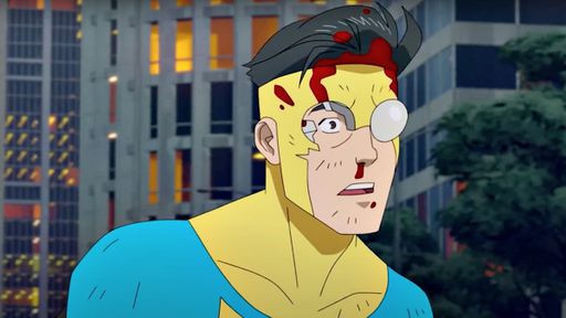 Cena da série animada Invencível (Invincible, 2021-), produção original da Amazon baseada na HQ homônima de Robert Kirkman | Foto: Divulgação
