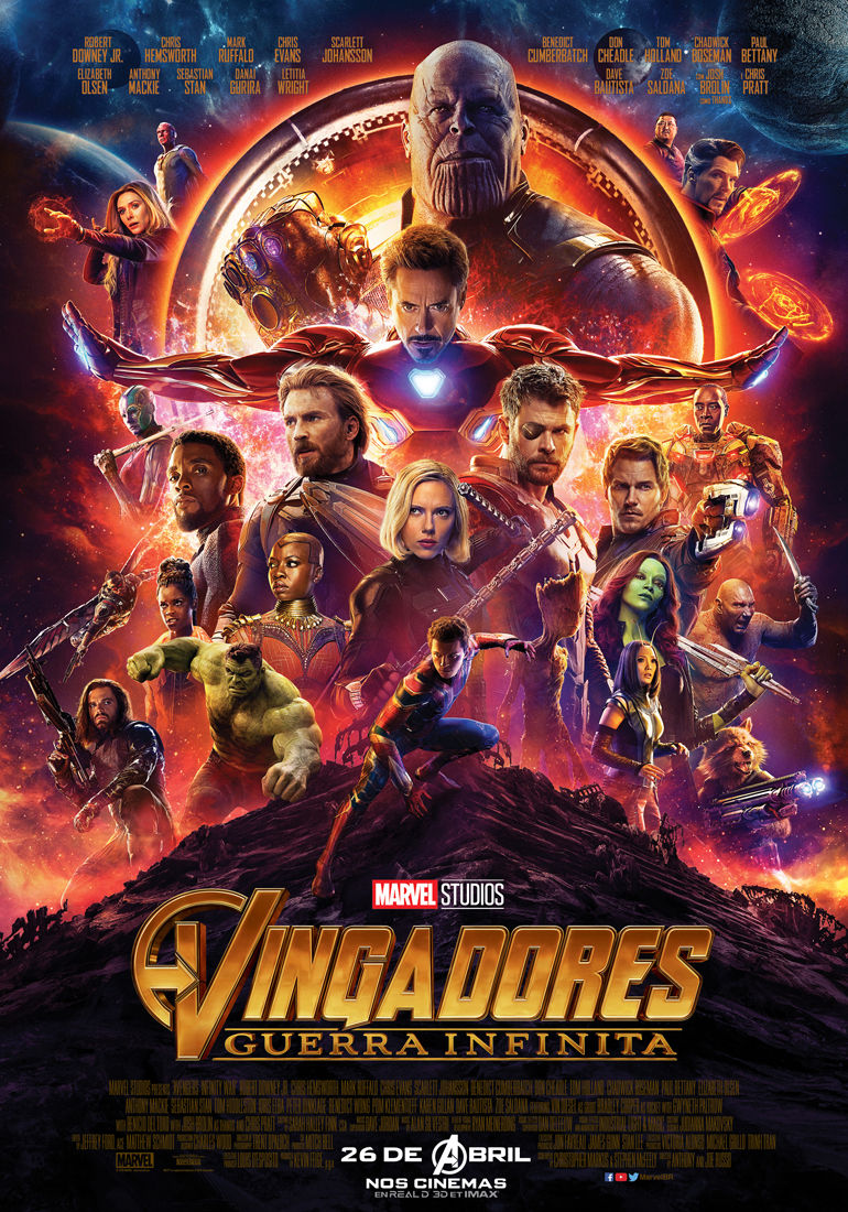 Pôster de Vingadores: Guerra Infinita (2018) | Divulgação (Marvel / Disney)
