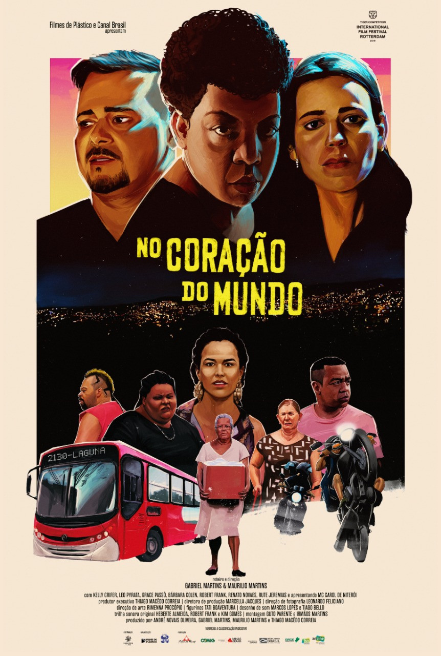 Cartaz do filme mineiro No Coração do Mundo (2019) | Foto (Embaúba Filmes)